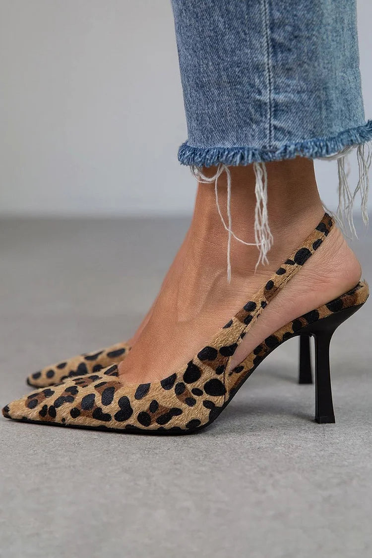 ISABELA™ | Tacones D’Orsay Leopardo de Elegancia Exclusiva