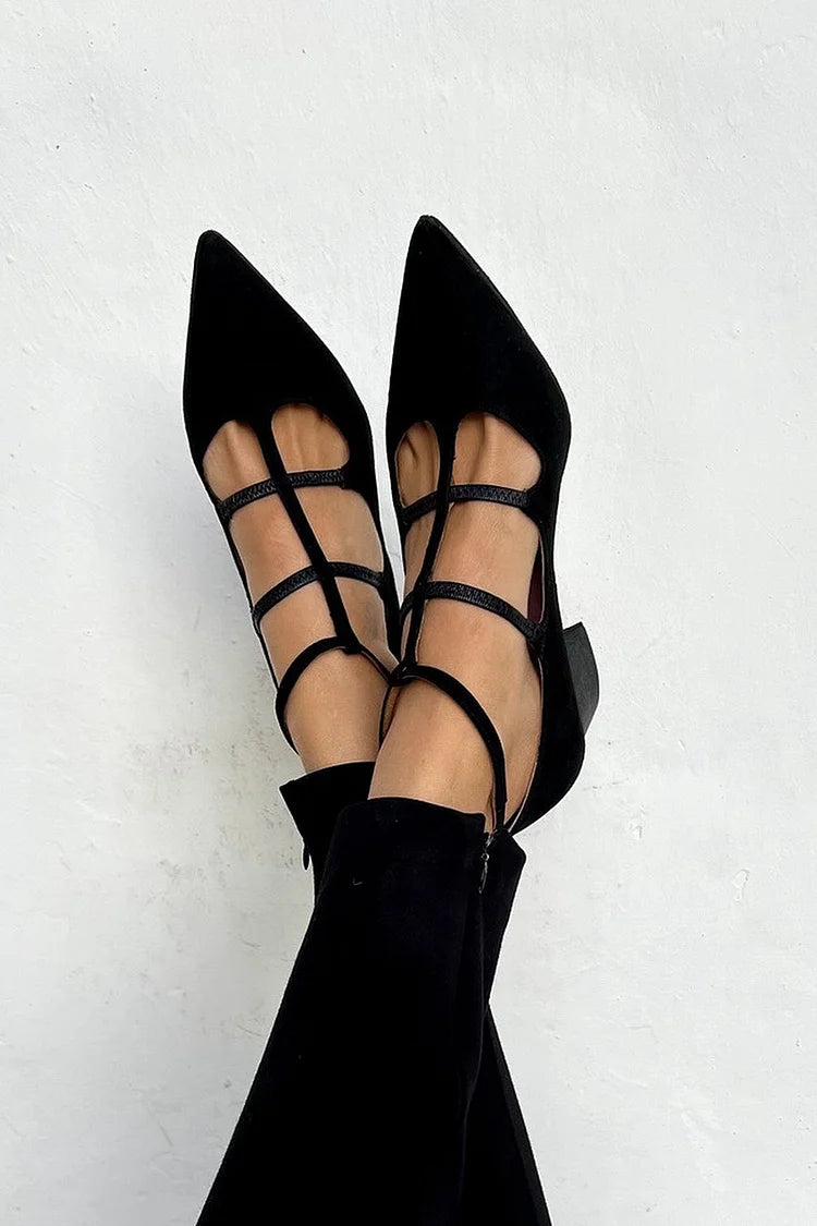 AIDA™ | Tacones Elegantes con Tiras de Diseño Exclusivo