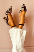KAREN™ | Spitze Absätze mit exklusivem Zebra-Print