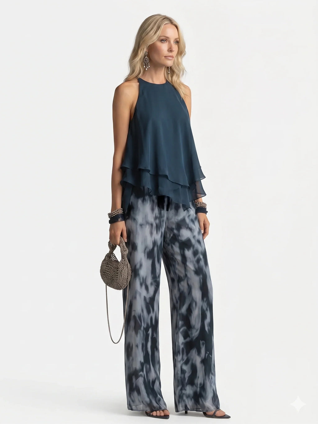 LUCIANA™ | Premium Chiffon Resort Set