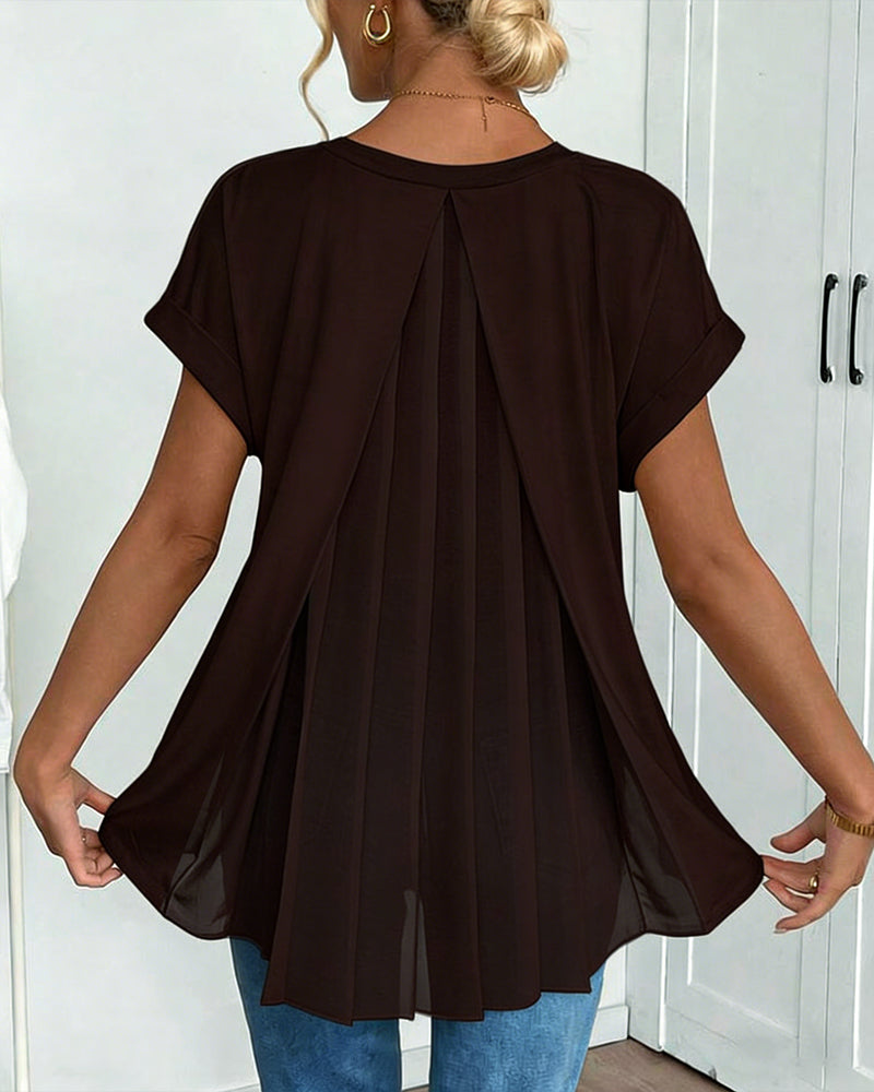 CAMILA™ | Camiseta Patchwork Premium de Estilo Sofisticado