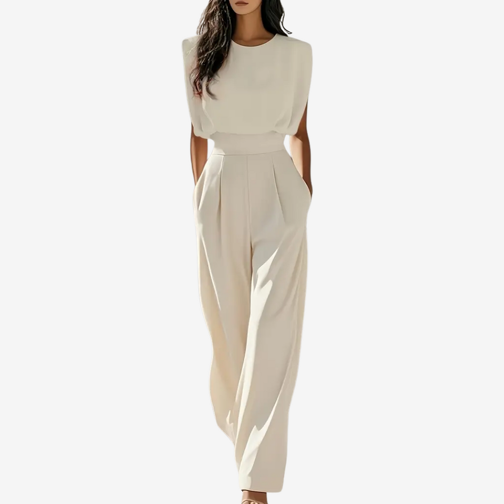 ARIA™ | Timeless Elegance Jumpsuit with Belt