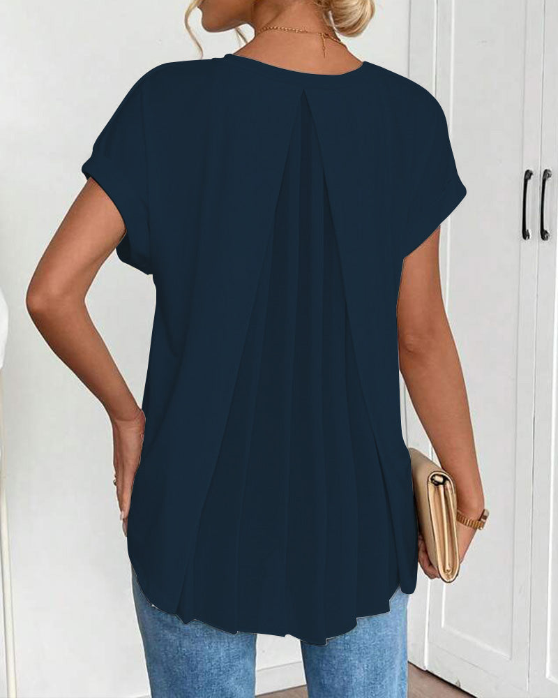 CAMILA™ | Premium-Patchwork-T-Shirt mit edlem Stil