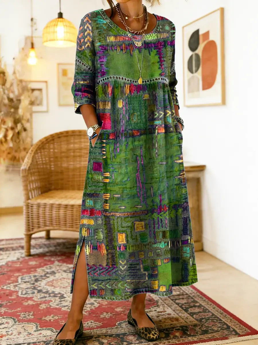 MANUELA™ | High-Fashion Denim Dress