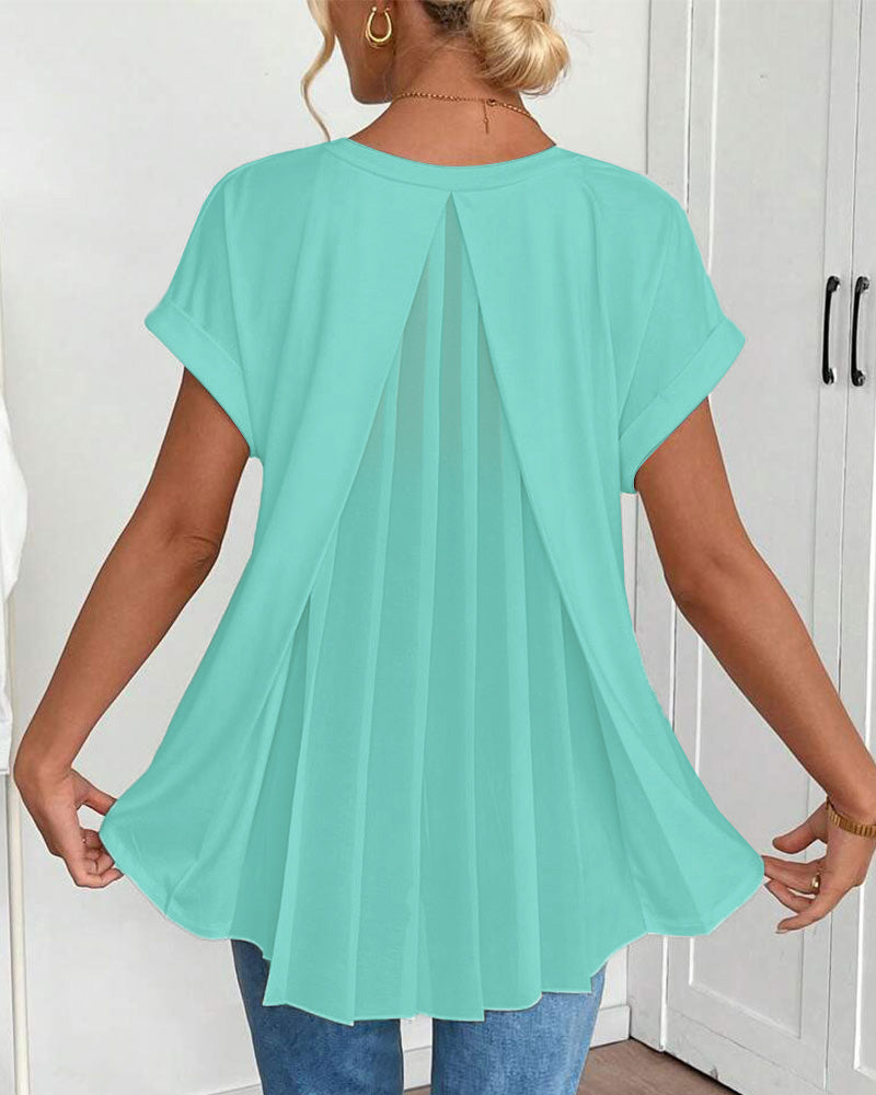 CAMILA™ | Camiseta Patchwork Premium de Estilo Sofisticado