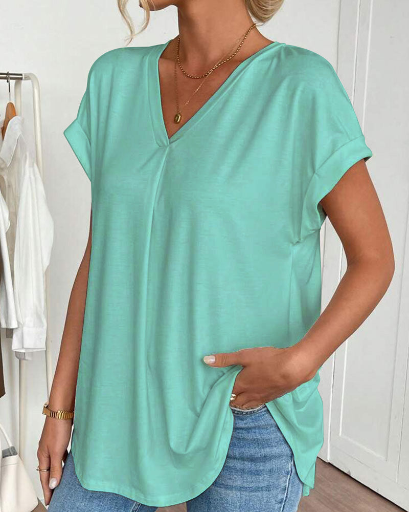 CAMILA™ | Premium-Patchwork-T-Shirt mit edlem Stil