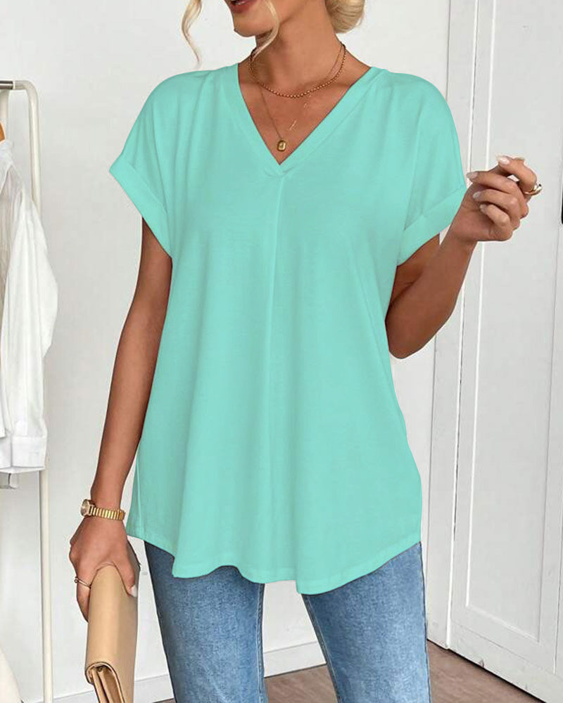 CAMILA™ | Premium-Patchwork-T-Shirt mit edlem Stil