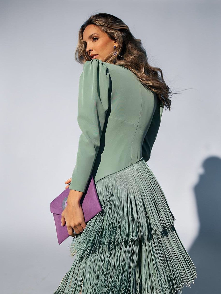 SOFIA™ | Vestido Elegante con Flecos de Alta Costura