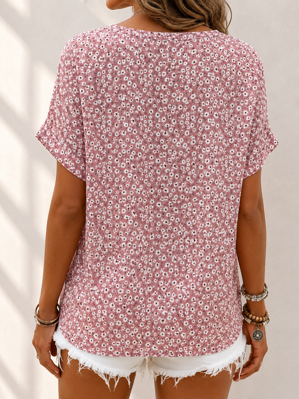 Isabella™ | Blusa Floral de Inspiración Mediterránea