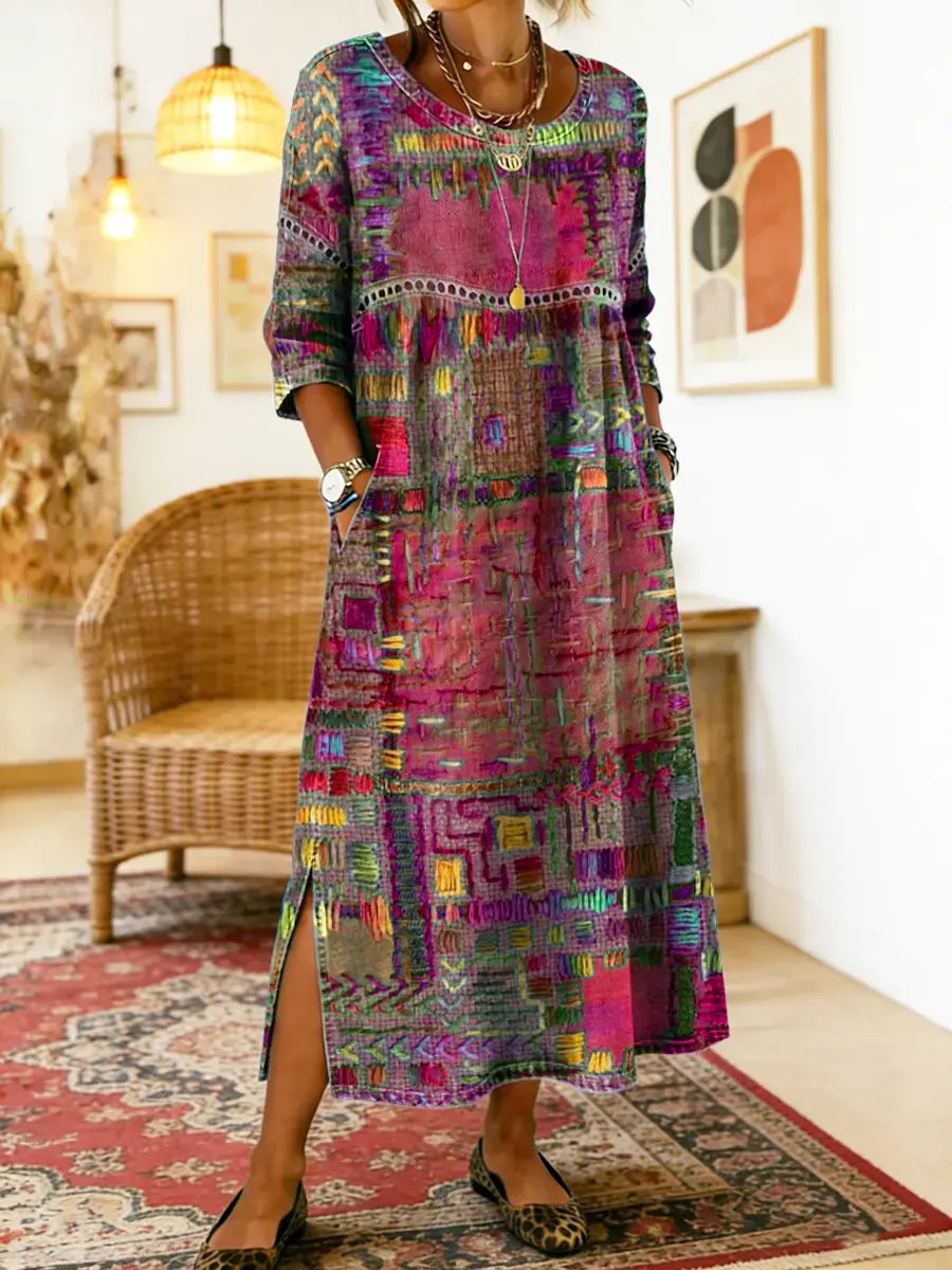 MANUELA™ | High-Fashion Denim Dress