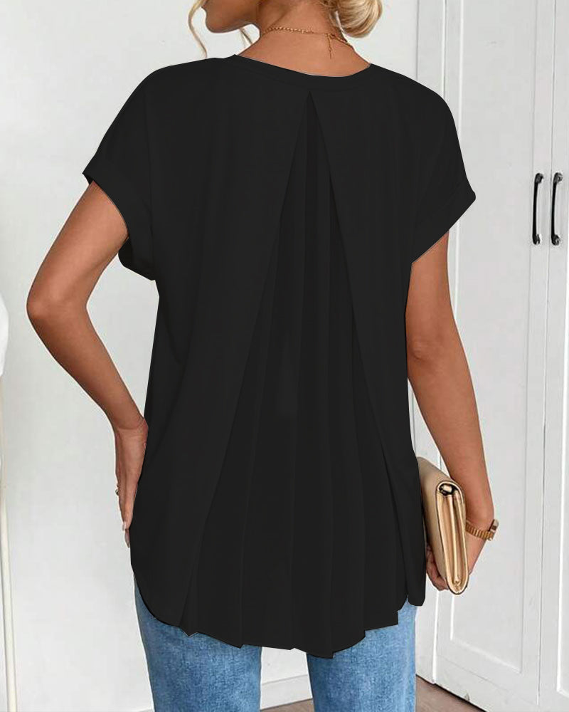 CAMILA™ | Premium-Patchwork-T-Shirt mit edlem Stil