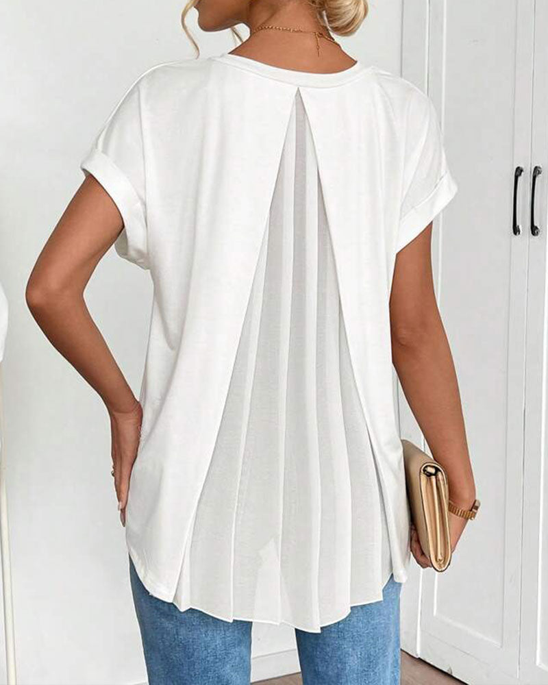 CAMILA™ | Camiseta Patchwork Premium de Estilo Sofisticado