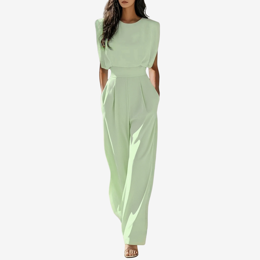 ARIA™ | Zeitloser Eleganz-Overall mit Gürtel
