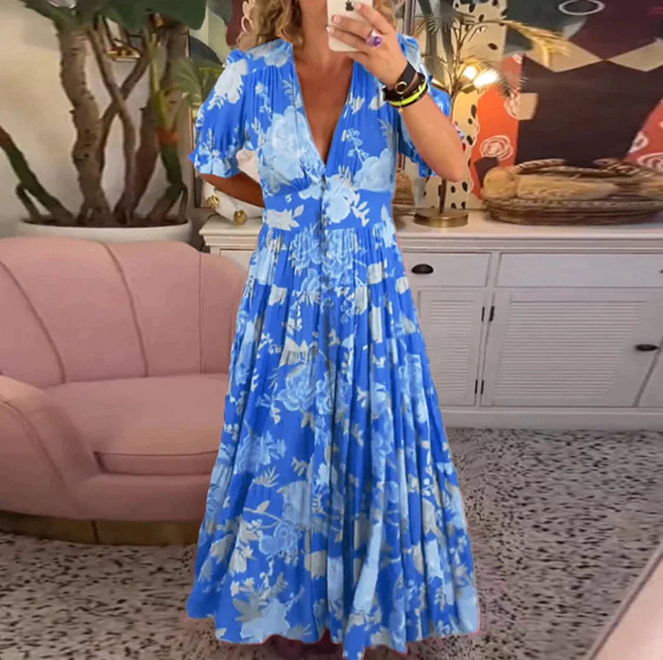 AURORA™ | Vestido Floral de Elegancia Atemporal