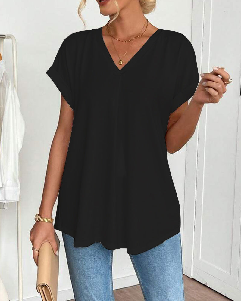 CAMILA™ | Premium-Patchwork-T-Shirt mit edlem Stil