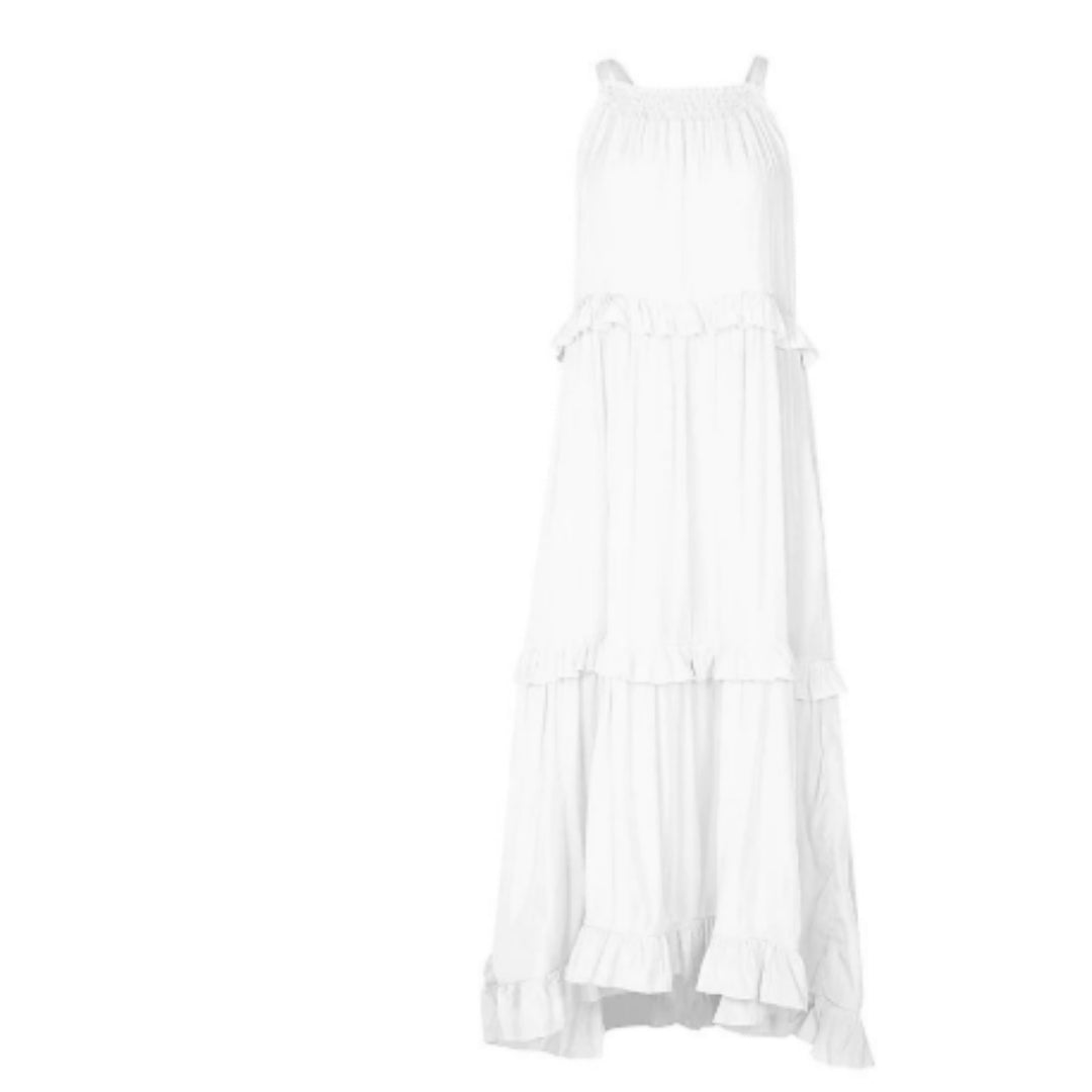 Fließendes Maxikleid für den Sommer
