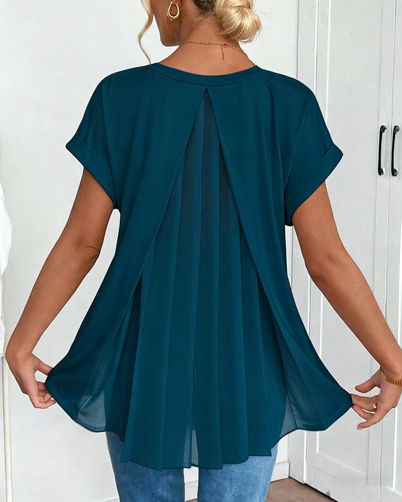 CAMILA™ | Camiseta Patchwork Premium de Estilo Sofisticado