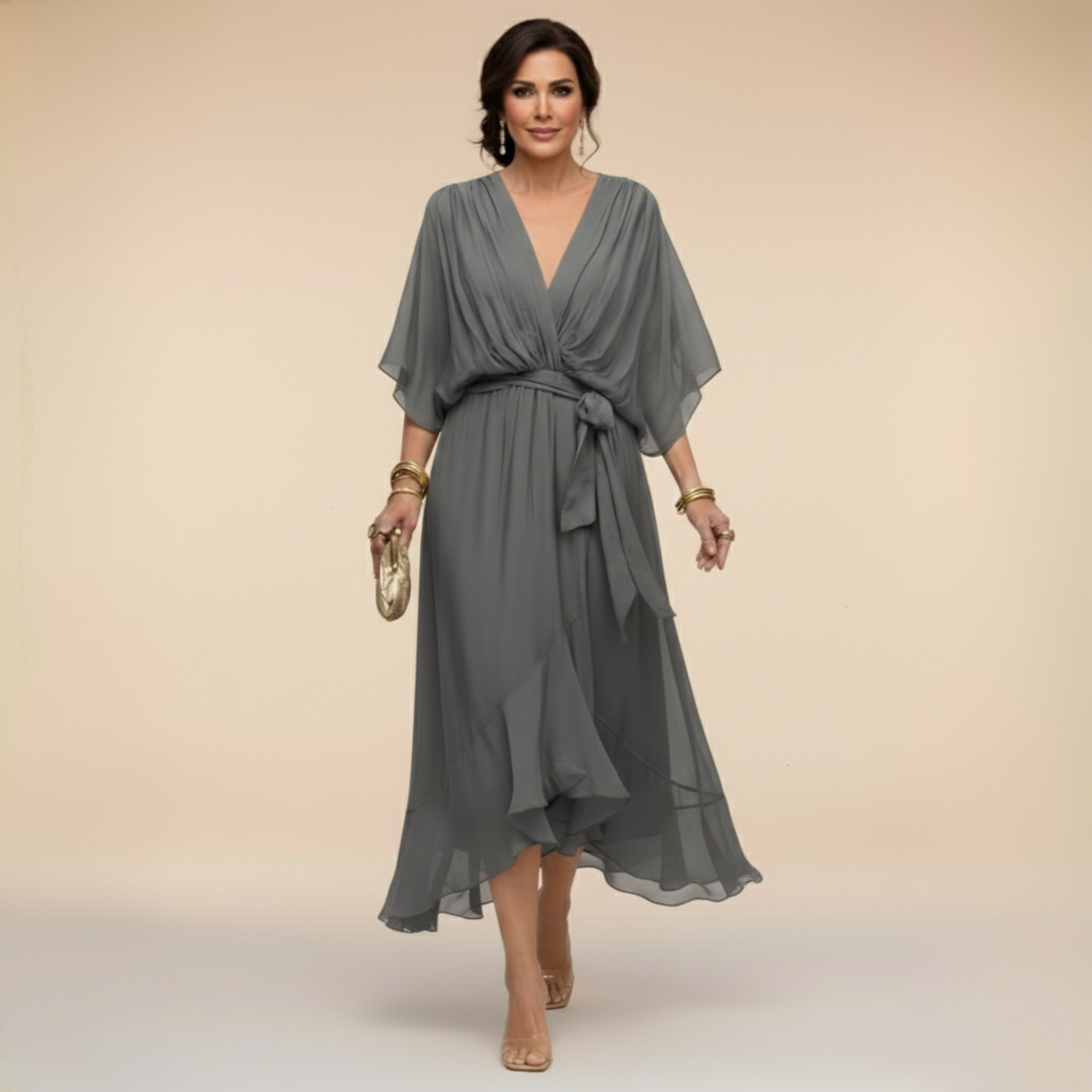 MARTA™ | Elegancia Etérea con Escote en V