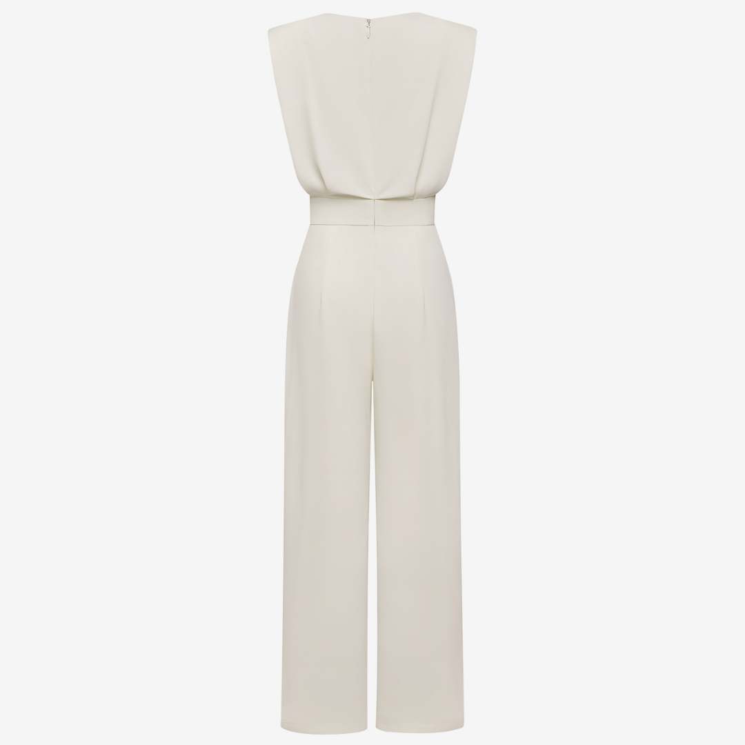 ARIA™ | Zeitloser Eleganz-Overall mit Gürtel
