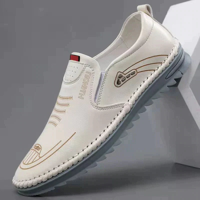 FELIPE™ | Mocasines Artesanales de Cuero Cosidos a Mano