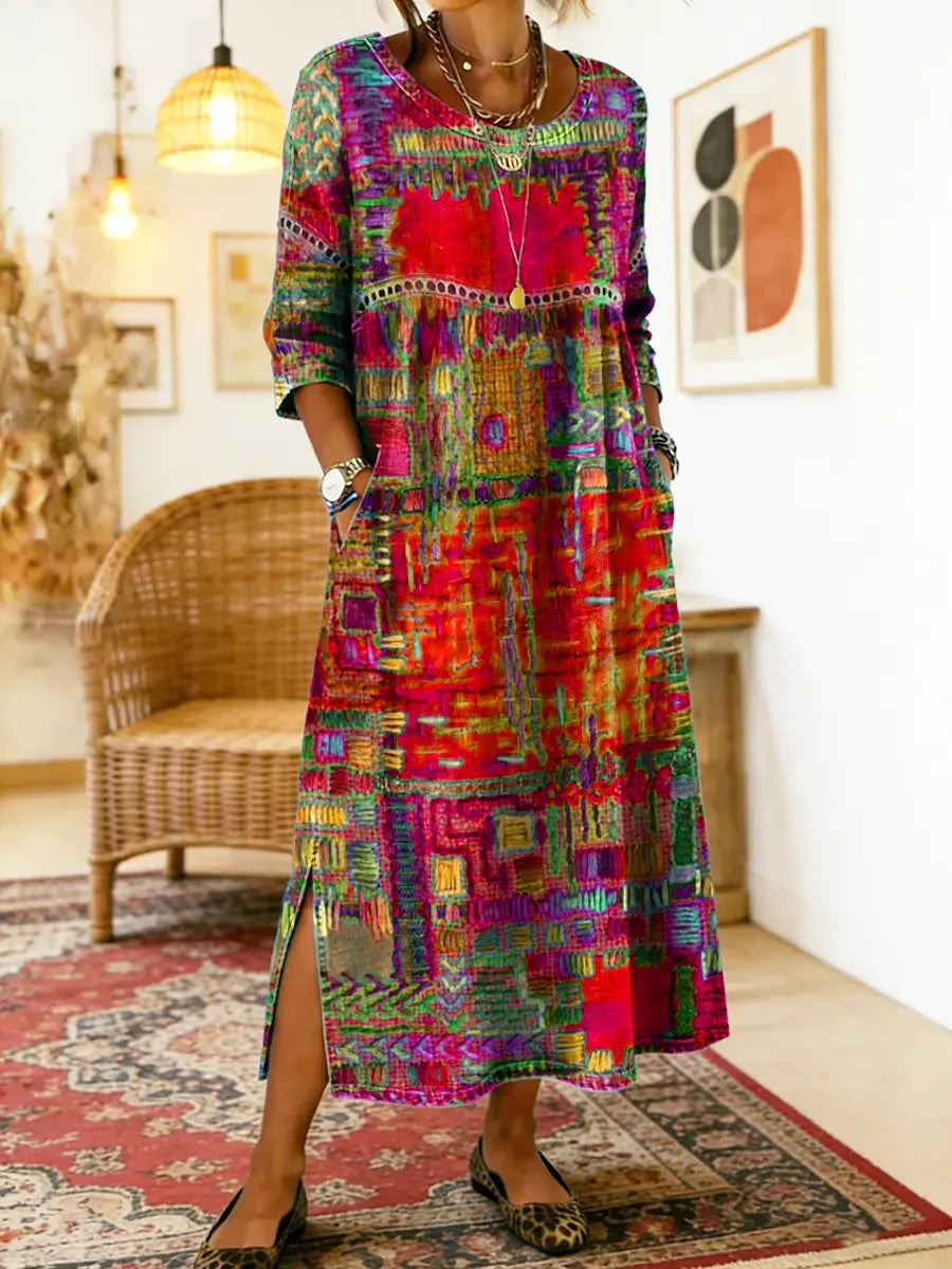MANUELA™ | High-Fashion Denim Dress
