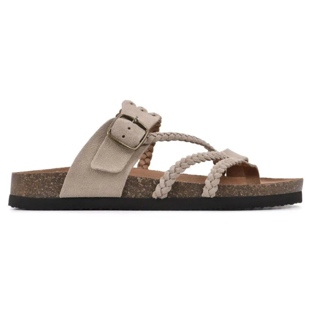 LORENA™ | Sandalias Ortopédicas de Cuero Trenzado