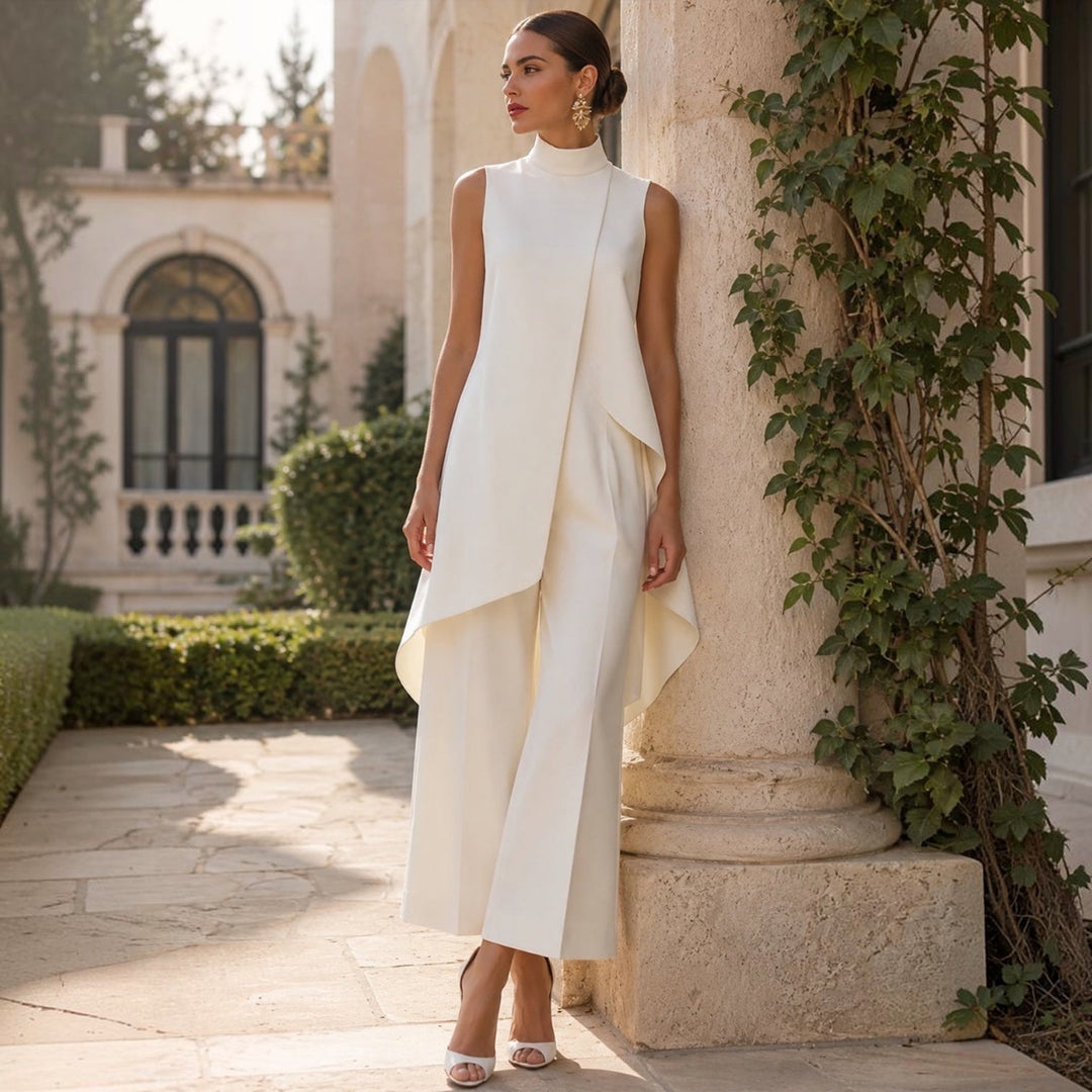 Daniela™ | Mono de invitada de boda con pantalón ancho