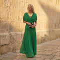 SARA™ | Vestido Exclusivo en Verde Esmeralda