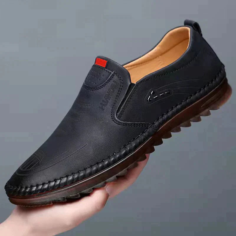 FELIPE™ | Mocasines Artesanales de Cuero Cosidos a Mano