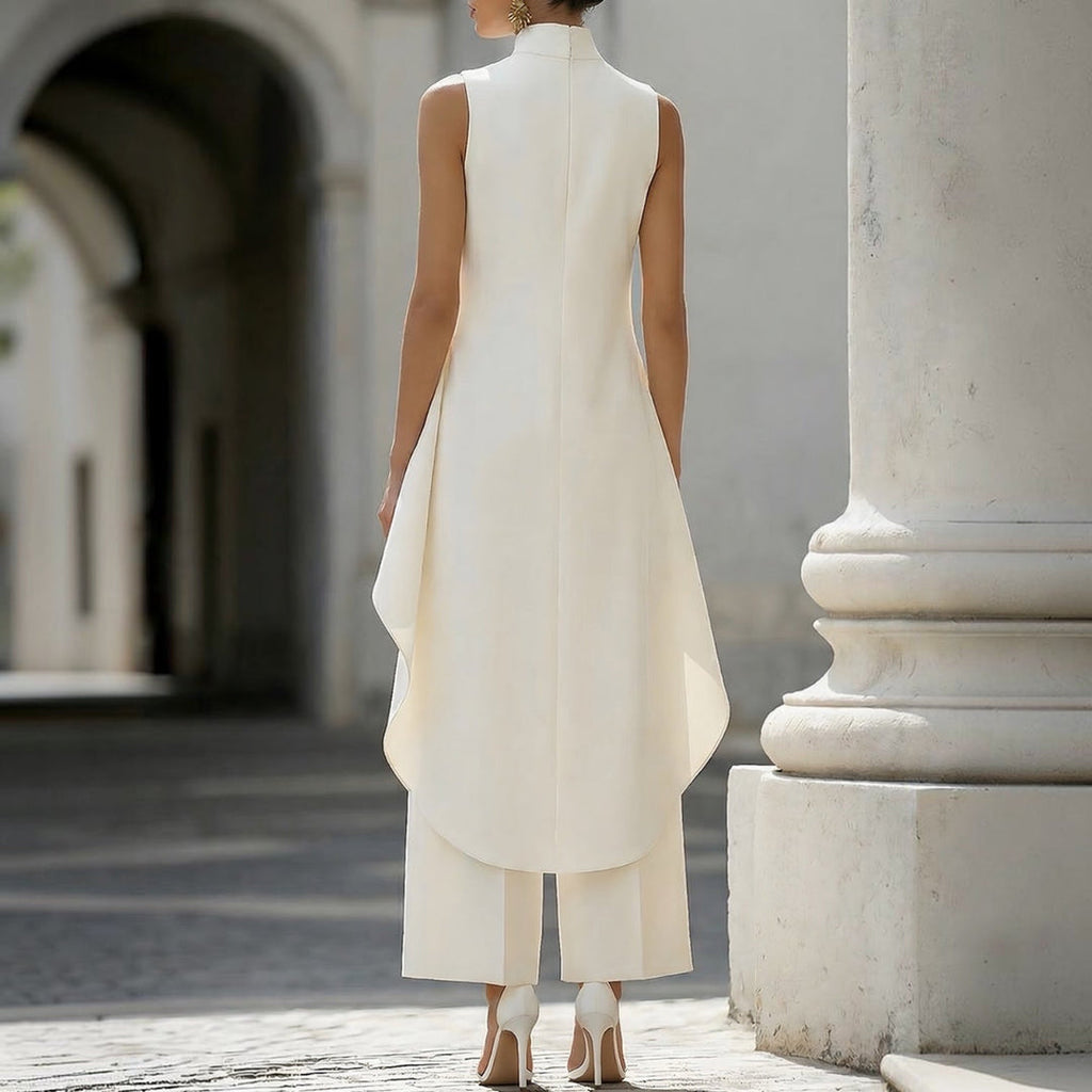 Daniela™ | Mono de invitada de boda con pantalón ancho