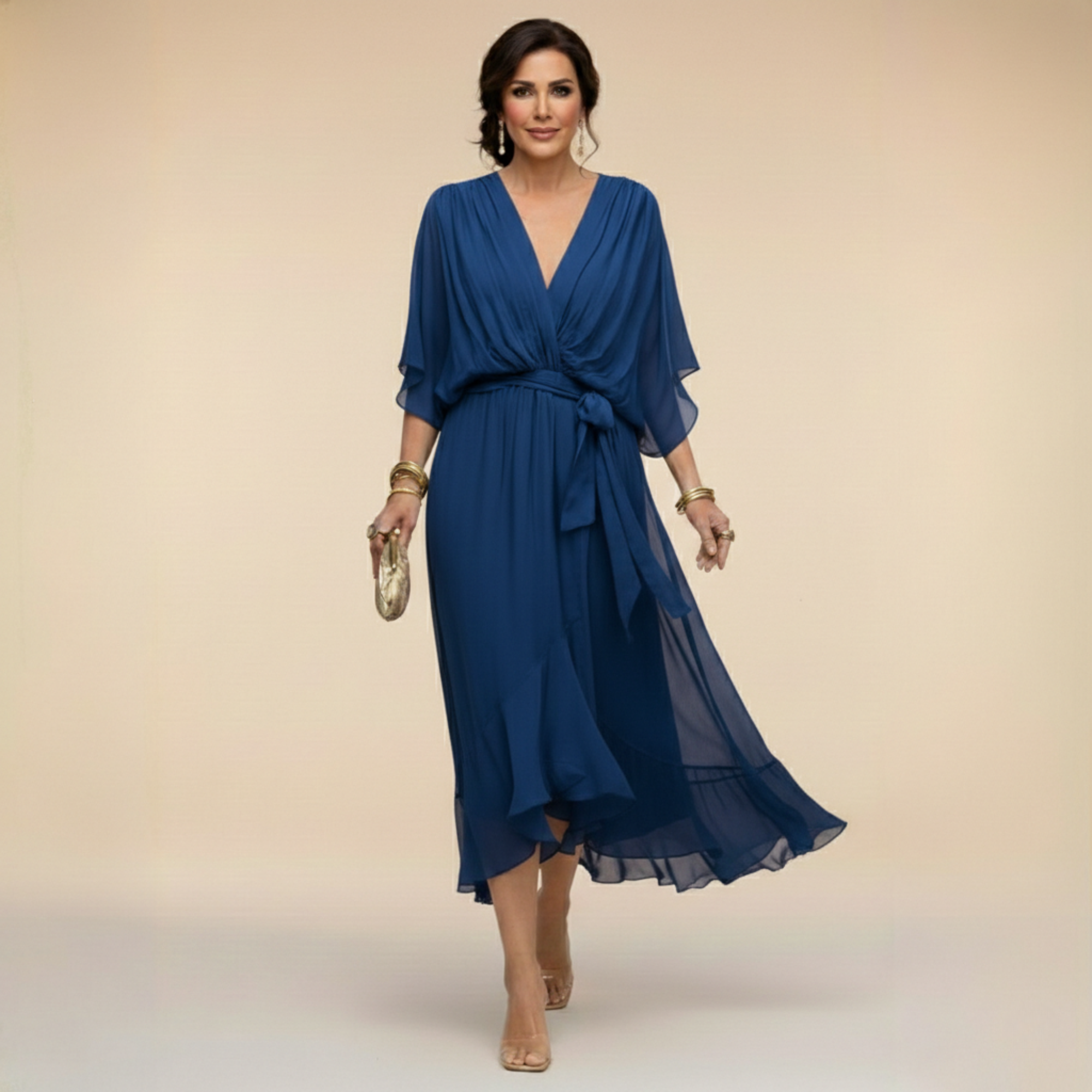 MARTA™ | Elegancia Etérea con Escote en V