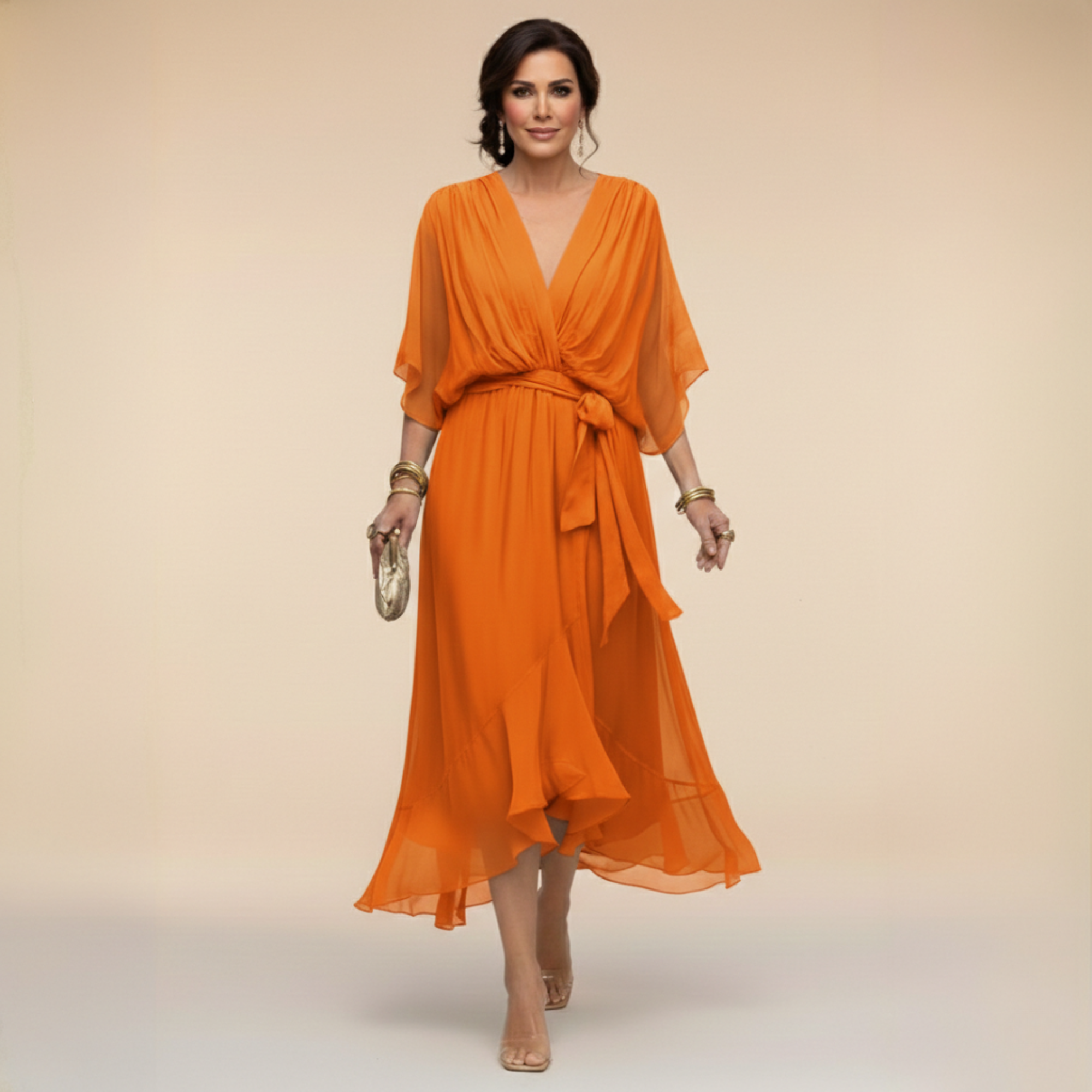 MARTA™ | Elegancia Etérea con Escote en V