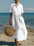 SOFÍA™ | Vestido de Lino de Lujo Casual