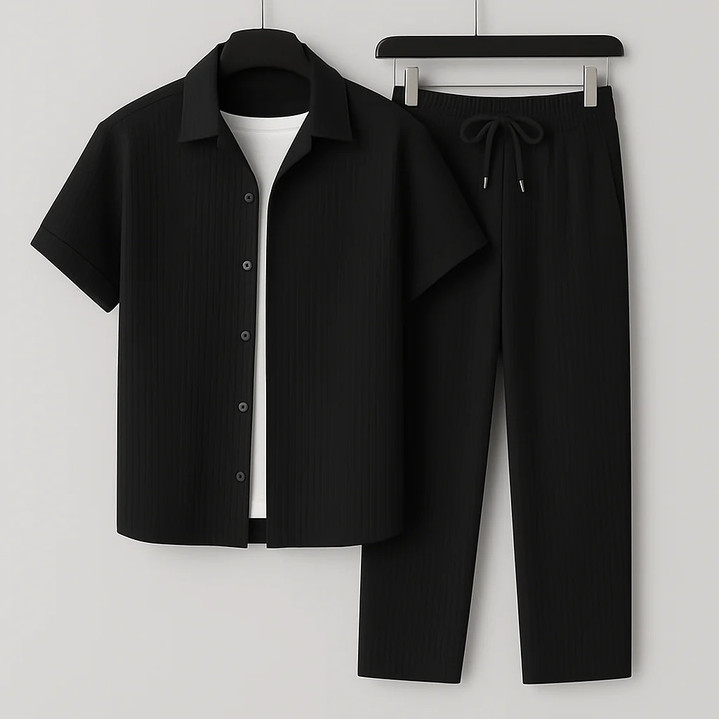 ALDO™ | Conjunto de Lino para Hombre — Camisa y Pantalón Estilo Italiano