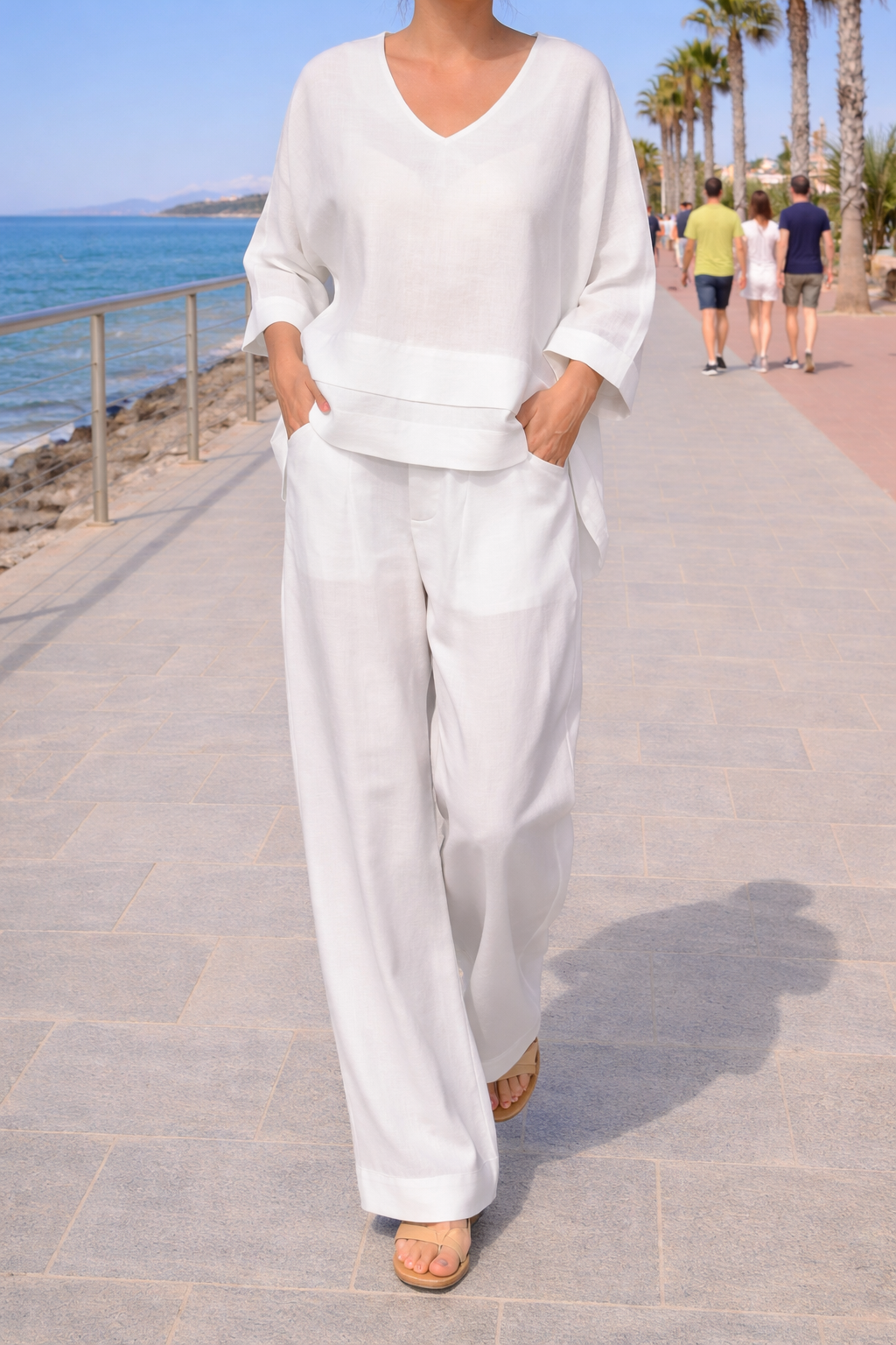 SANTORINI™ | Breathable Set of Mediterranean Elegance