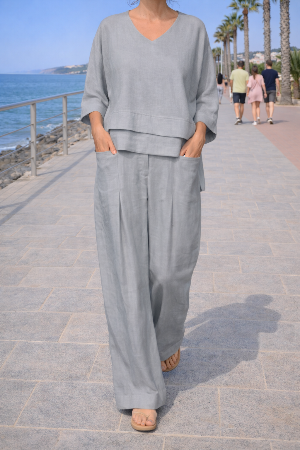 SANTORINI™ | Breathable Set of Mediterranean Elegance