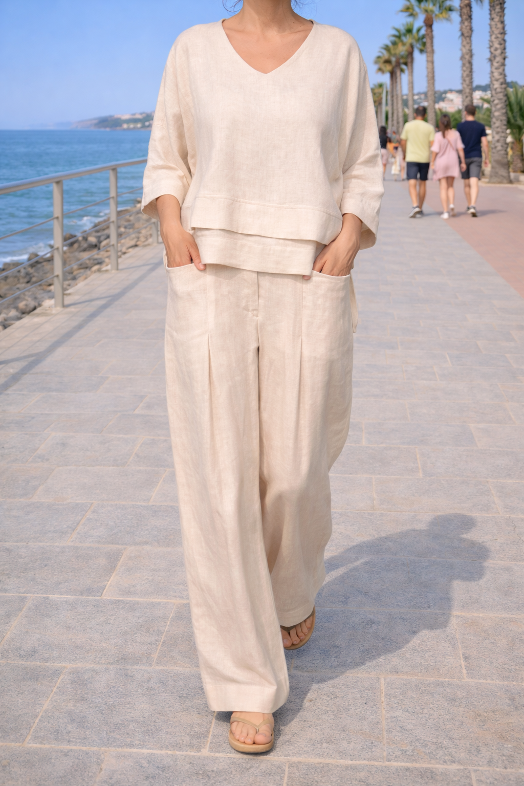 SANTORINI™ | Breathable Set of Mediterranean Elegance