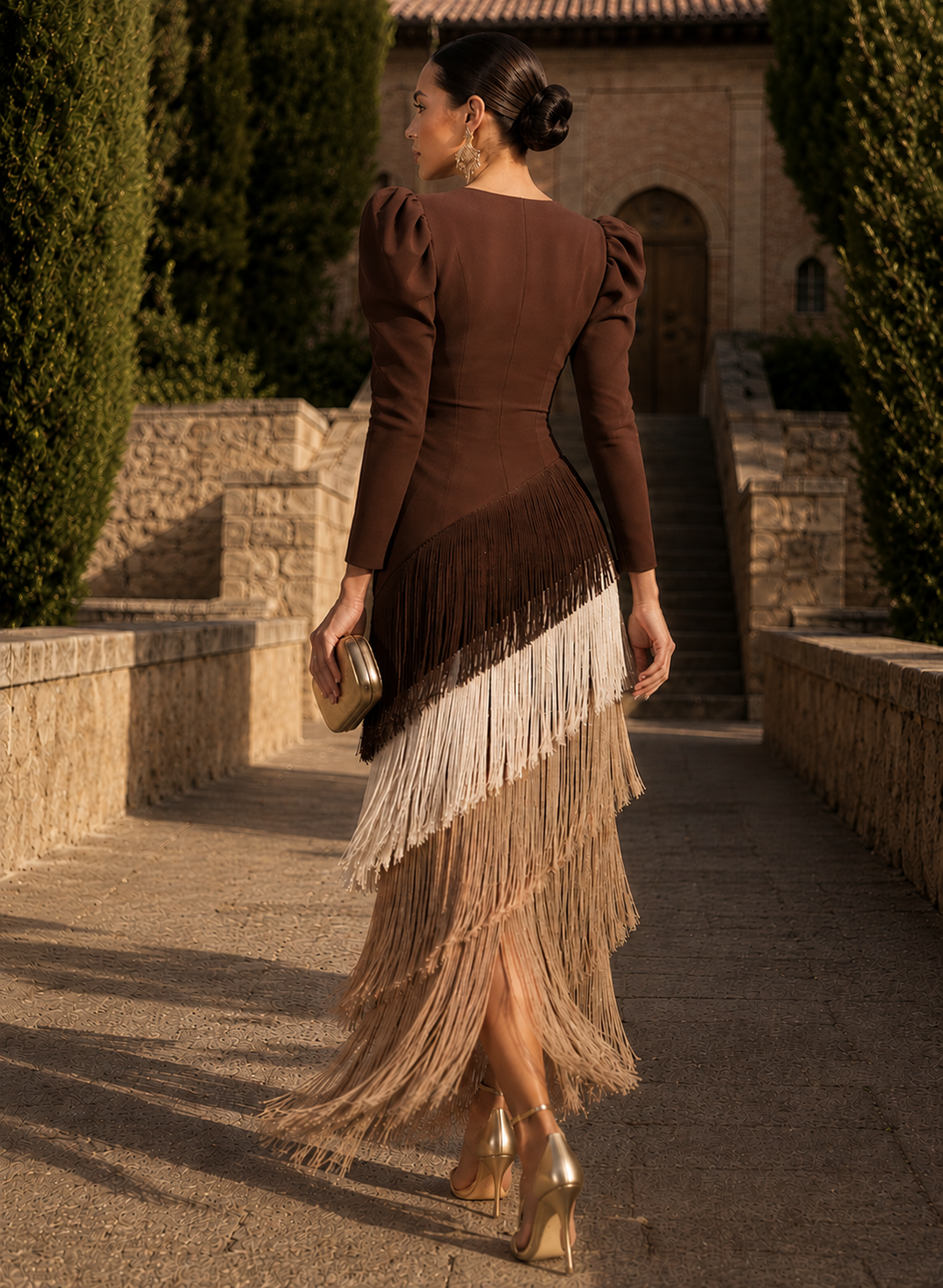 Amelia™ | Vestido Elegante de Flecos