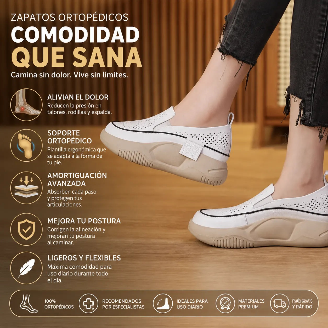 Zapatos Ortopédicos — Camina Sin Dolor