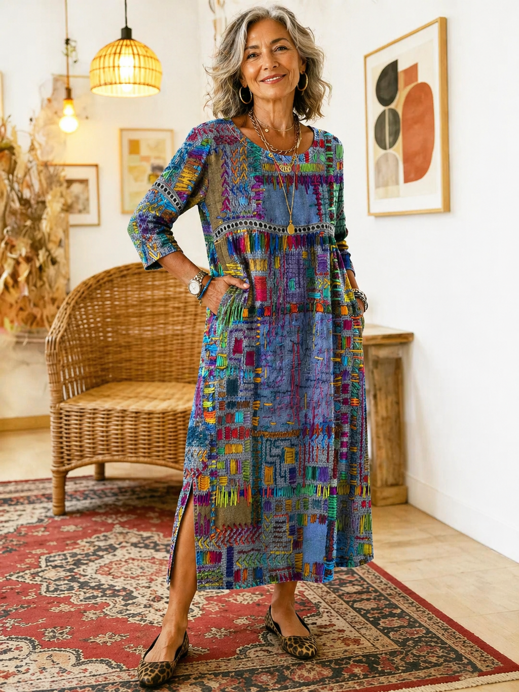 MANUELA™ | Couture-Denimkleid