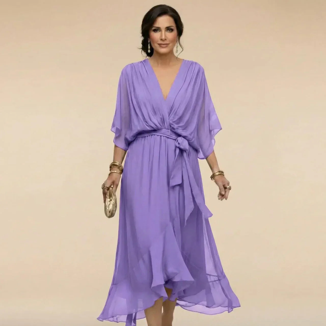 MARTA™ | Elegancia Etérea con Escote en V