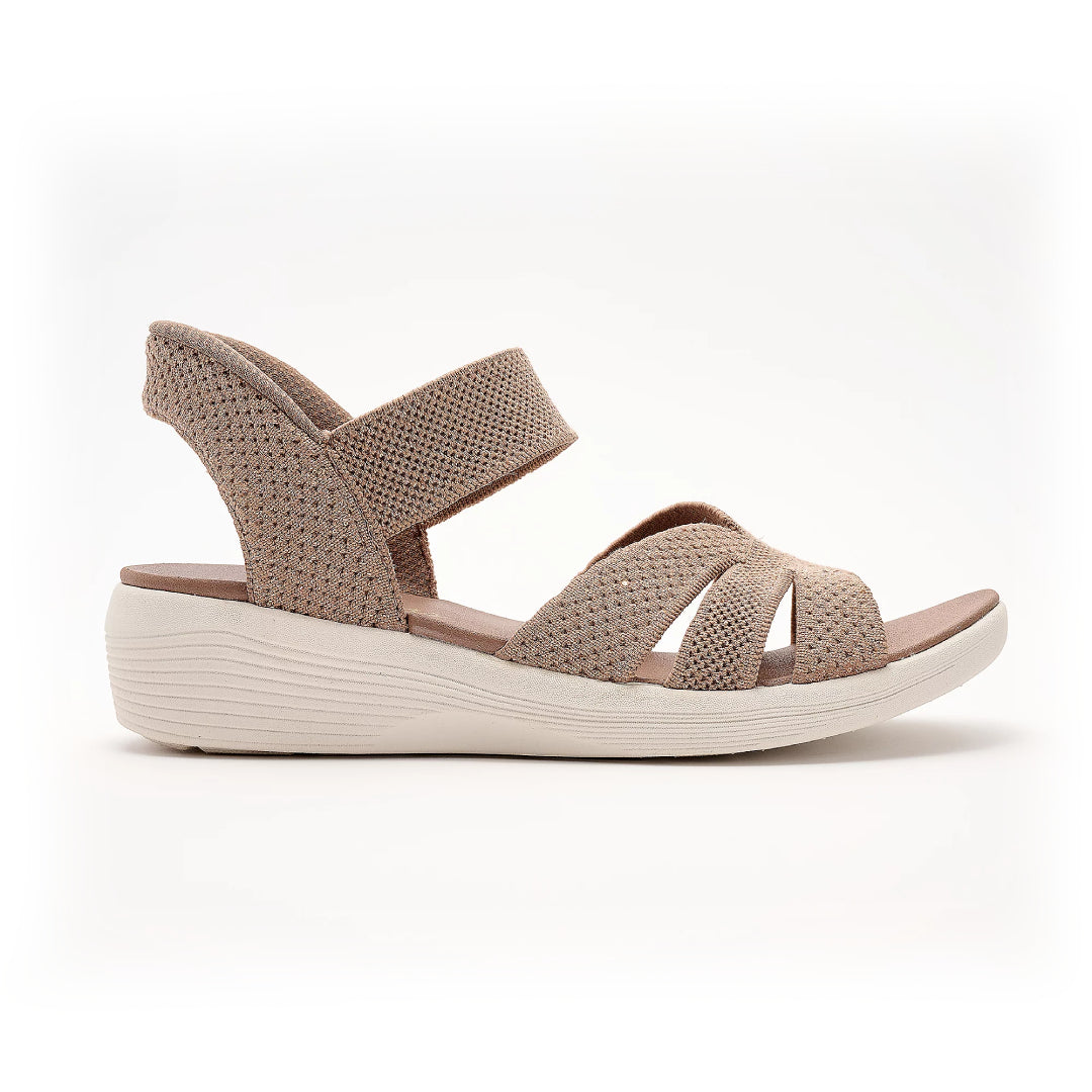 LEIRA™ | Sandalias Ortopédicas Elásticas con Efecto Brillo