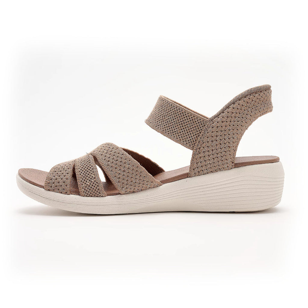 LEIRA™ | Sandalias Ortopédicas Elásticas con Efecto Brillo