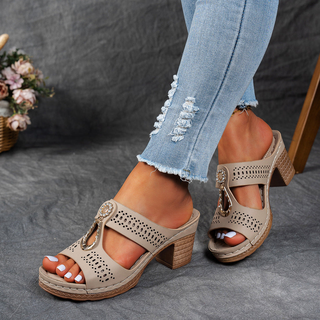 ISABEL™ | Sandalias Ortopédicas de Tacón Alto con Confort de Alta Elegancia