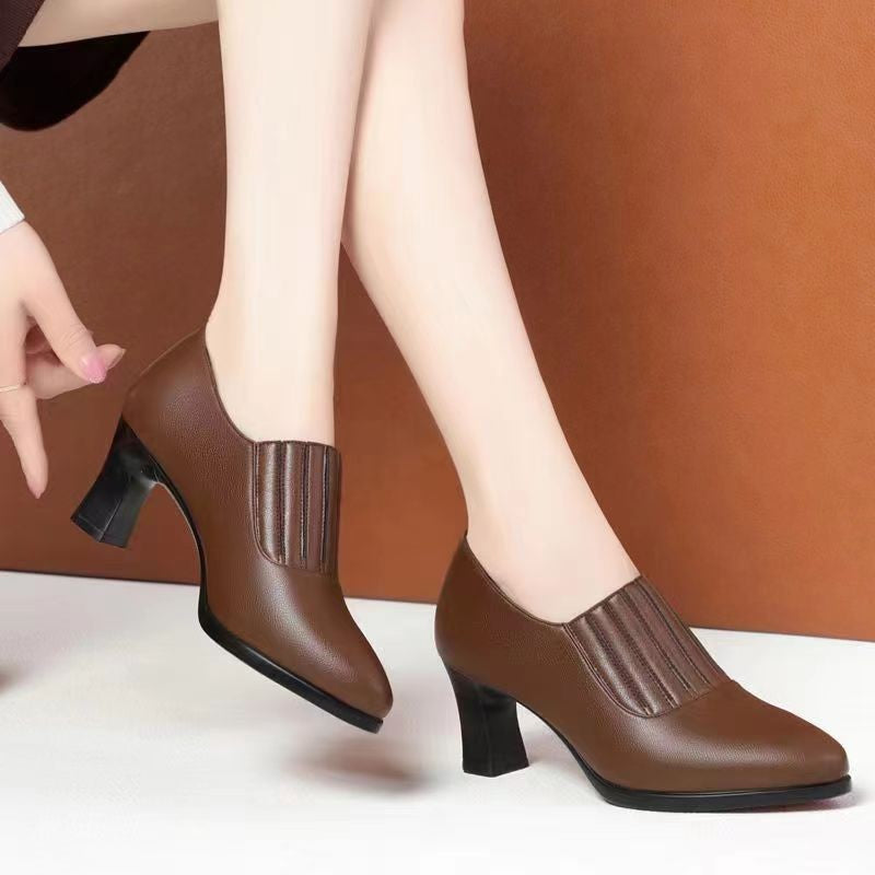 Elena™ | Zapatos de tacón ortopédicos para pies anchos