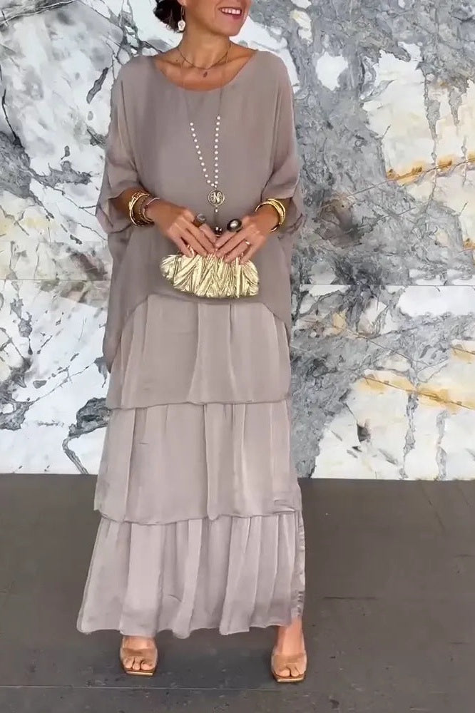 CARLA™ | Elegancia Atemporal en Gris Perla