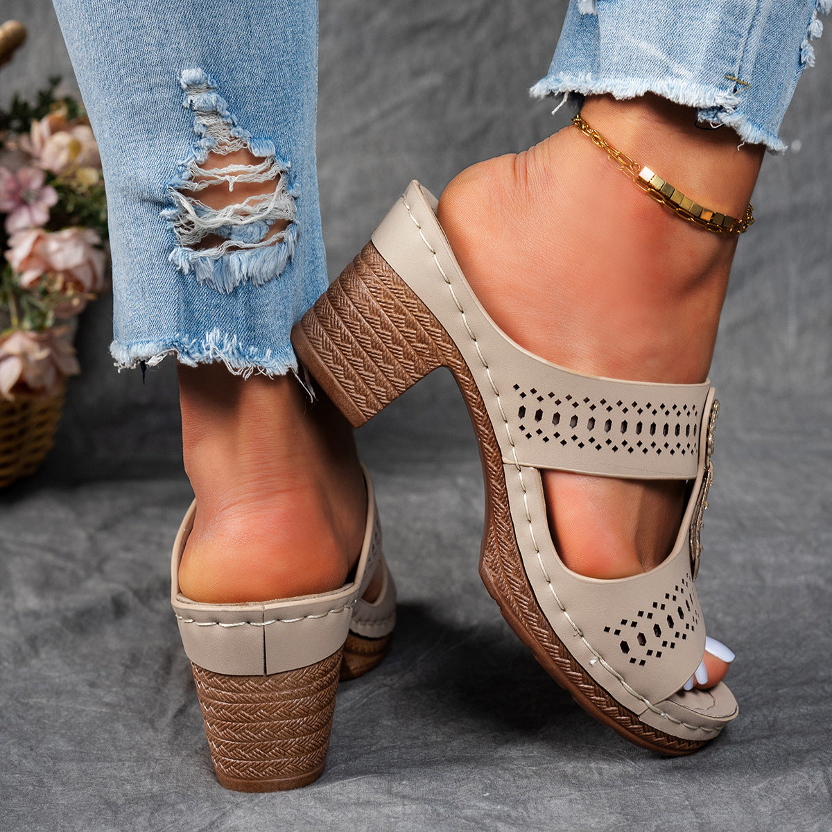 ISABEL™ | Sandalias Ortopédicas de Tacón Alto con Confort de Alta Elegancia