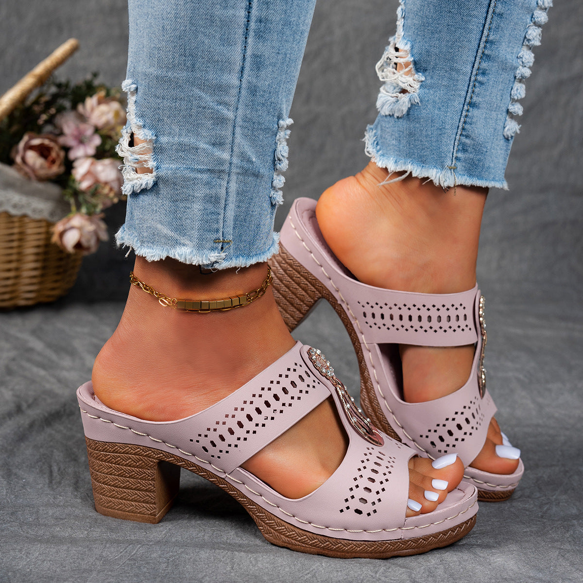 ISABEL™ | Sandalias Ortopédicas de Tacón Alto con Confort de Alta Elegancia