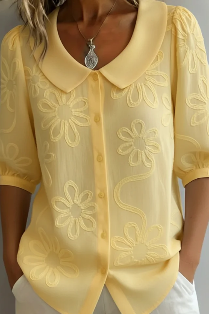EDURNE™ | Blusa Exclusiva de Silueta Refinada