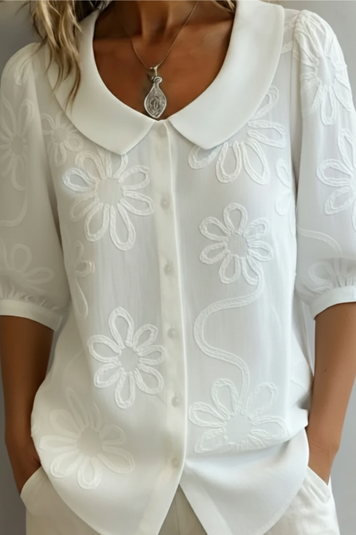 EDURNE™ | Blusa Exclusiva de Silueta Refinada